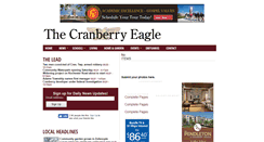 Desktop Screenshot of cranberryeagle.com